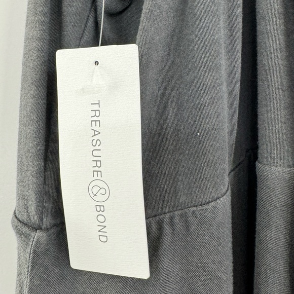 Treasure and Bond keyhole slip Dress Charcoal Girls 14/16 XL - Picture 3 of 5